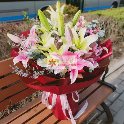 昭通8支多头百合，万事如意喜上加喜