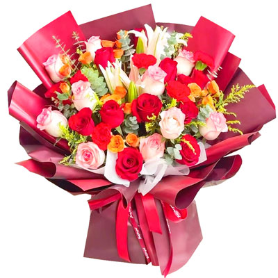 昭通22朵玫瑰百合，追求真爱幸福